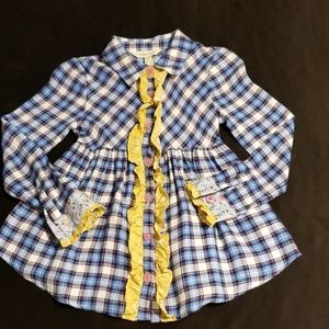 Matilda Jane girls size 8 fits 6 Tunic Top